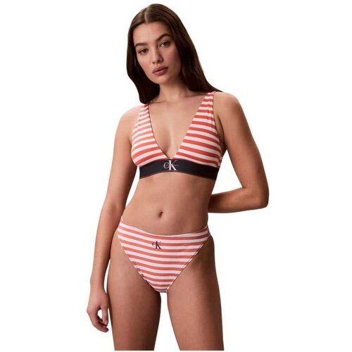 Calvin Klein prugasti ženski bikini Slike