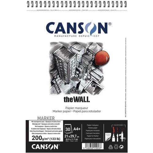 Canson Sp The Wall 31,4 x 21 cm 200 g White Skicirka Slike