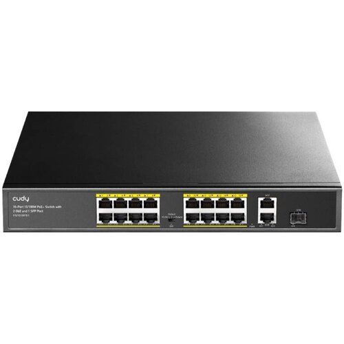 Cudy FS1018PS1 network switch Fast Ethernet (10 /100) Power over Ethernet (PoE) Grey Slike