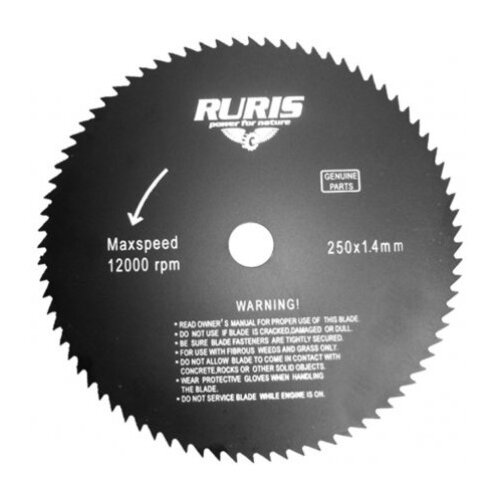 Ruris list cirkular 250x1.4 80 zuba ( 13017 ) Cene