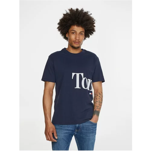 Tommy Hilfiger Dark Blue Men's T-Shirt Tommy Jeans - Men's