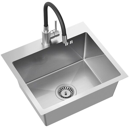 Quadron Čelični sudoper LUKE 100 BRUSH NICKEL Cijene