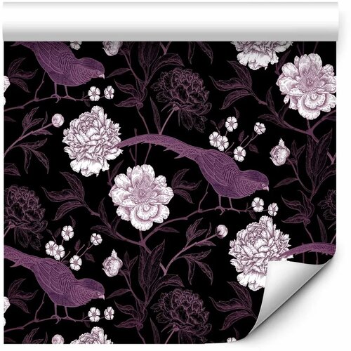  Tapeta - Peonies and pheasants 50x1000 Cene