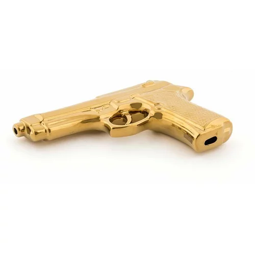 Seletti Dekoracija Memorabilia Gold My Gun