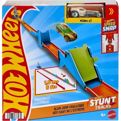 Mattel Hot Wheels: Kaskaderski početni set - Slam Jump Challenge set za igru - Slike