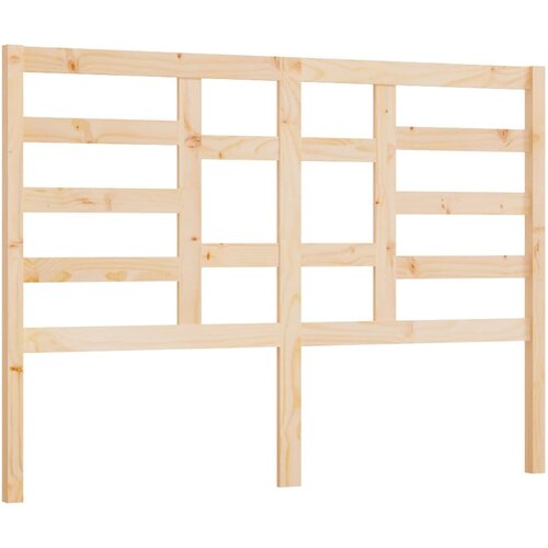 Maison Chic posteljno vzglavje - vzglavna omarica - nočna omarica 146x4x104 cm trdna borovina, (21704898) Slike