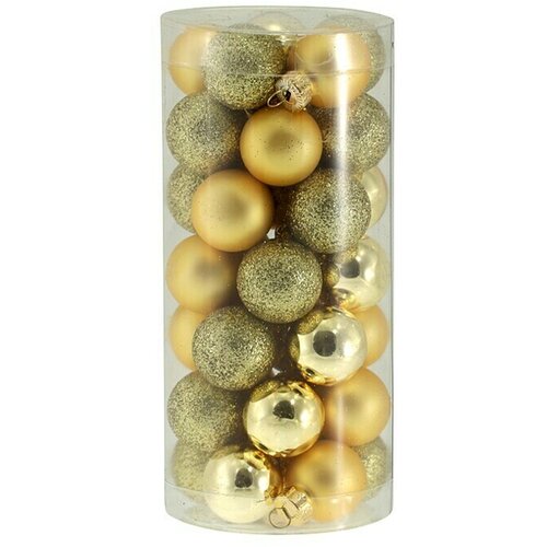  Okrasne krogle za božično drevo (zlata, 35 kosov) Cene