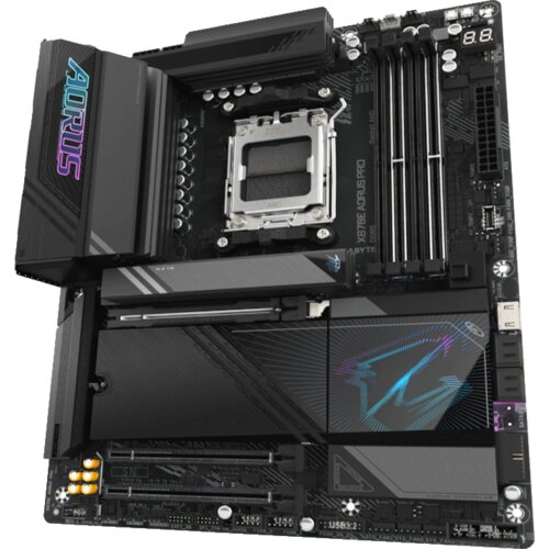 Gigabyte MB X870E AORUS PRO AM5, 4x DDR5, 4x M.2, 4xSATA 2x HDMI, 10x USB, ATX Cijene