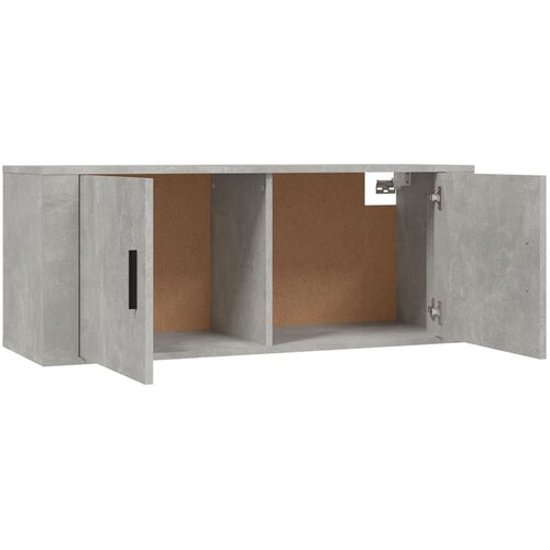  Zidni TV ormarići 2 kom siva boja betona 100 x 34,5 x 40 cm Slike
