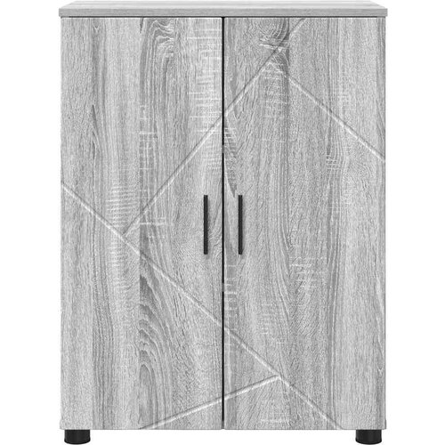 VidaXL Kupaonski ormar s policom Sivi hrast sonoma 60 x 35 x 80 cm Slike