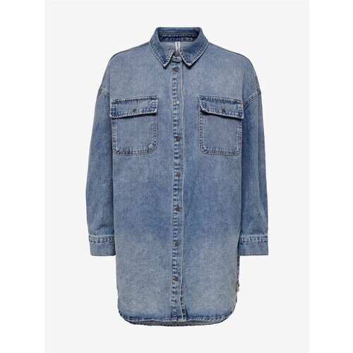 Only Blue Women&amp;#039;s Denim Shirt Kasia - Women Slike