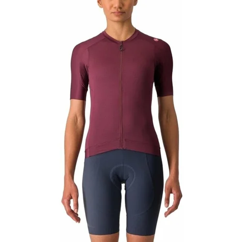 Castelli Espresso W Jersey Jersey Deep Bordeaux/Deep Bordeaux XS