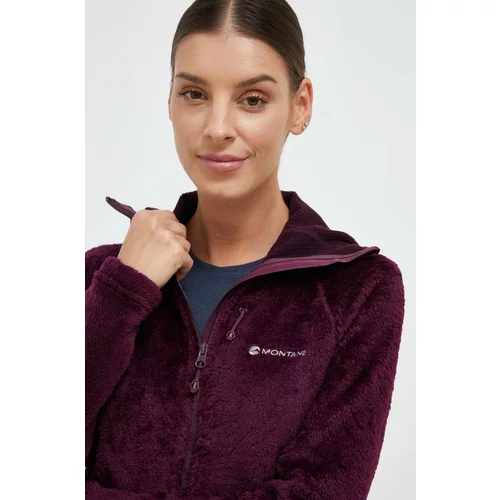 Montane Športni pulover Protium XPD vijolična barva, s kapuco