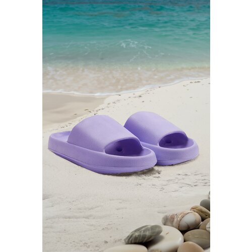 Trendyol Lilac Flatform Women&amp;#039;s Pool Slippers Slike