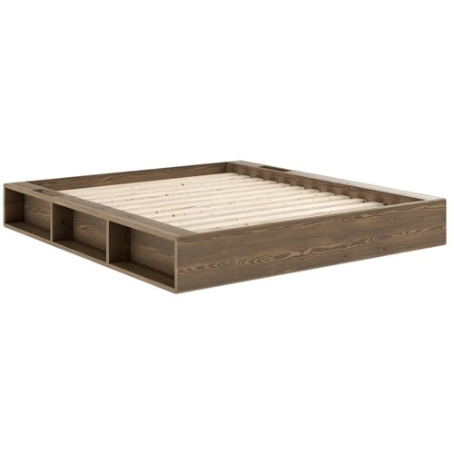 Karup Design Smeđi bračni krevet s podnicom 160x200 cm Ziggy - Cijene