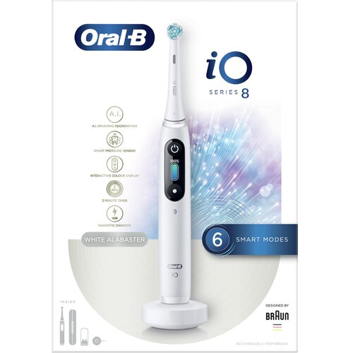 Oral-b POC iO8 White Alabaster Električna četkica za zube Cene