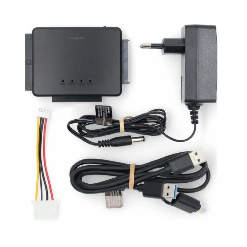 Nedis Adapter za trdi disk USB 3.2 Gen1 za diske IDE in SATA 2,5 in 3,5'', Črna, (5000070116) Cene