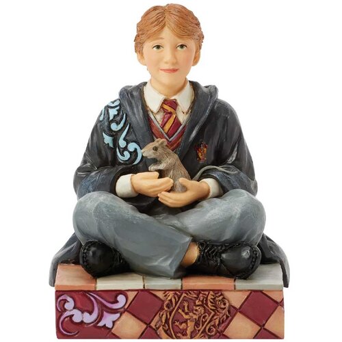 Jim Shore Harry Potter - Wizarding Whiskers - Ron Personality Pose Slike