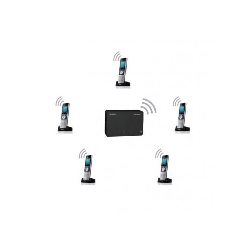 Yealink SIP-W56H Mobilteil DECT slu&amp;scaron;alica srebrno-crna Slike