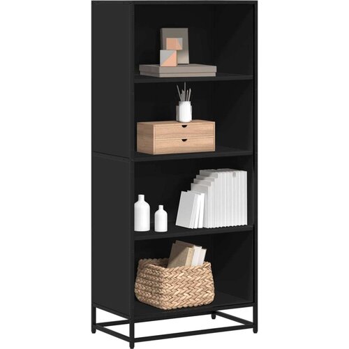 vidaXL Polica za knjige crna 60x35x139 cm izrađeno drvo Cijene