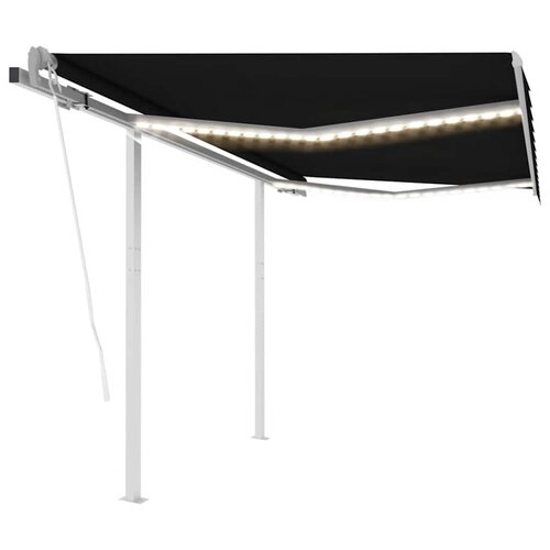  Automatska tenda sa senzorom LED plavo-bijela Slike