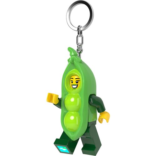 Lego Minifigure privezak za ključeve sa svetlom: Devojka u gra&amp;scaron;ak kostimu Slike