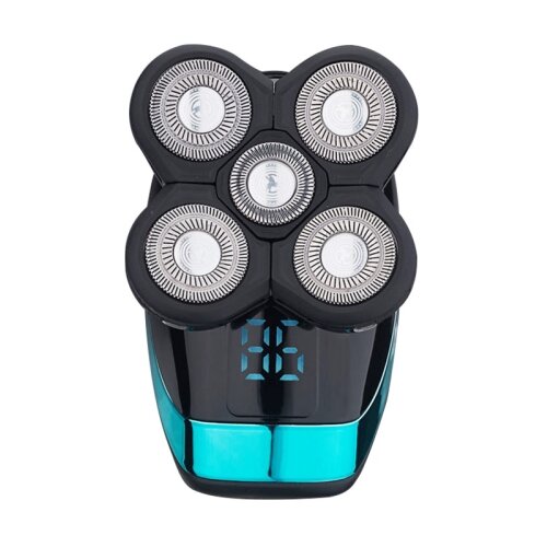 SARAHE Električni brivnik, polnilni brivnik, inteligentni digitalni zaslon, strižnik za plešaste lase, slog: moder, (22149898) Cene