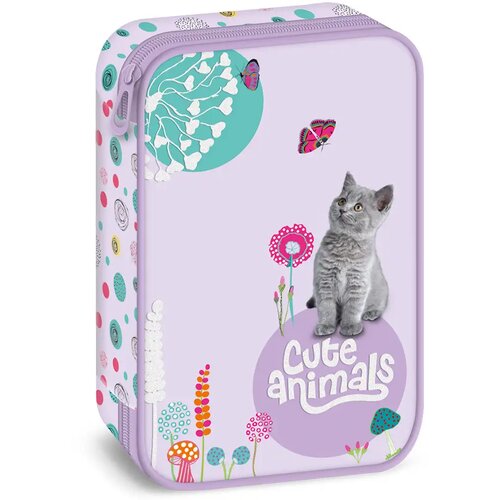 Ars Una Cute Animals - Kitten večplastni peresnica 15,5x22,5x4,5cm Cene