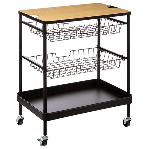 Kolica KUHINJSKA S RADNOM PLOČOM 60,5X40,5X78,5 INOX FIVE Cijene