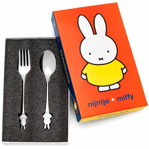 Zilverstad Dječji pribor za jelo od nehrđajućeg čelika u srebrnoj boji Miffy –