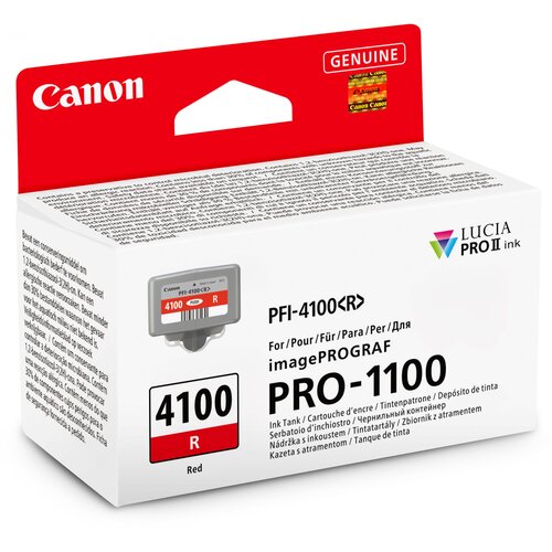 Canon PFI-4100 R red Slike