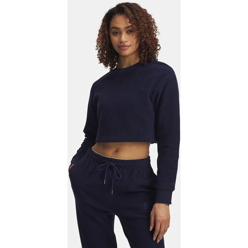 Under Armour Women&amp;#039;s sweatshirt Icon Terry Varsity Crew-BLU - Women&amp;#039;s Slike