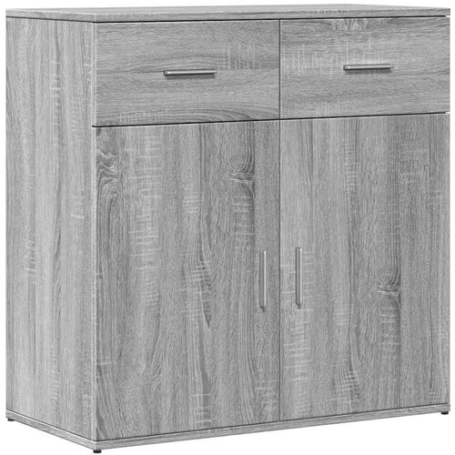  Komoda 2 kom boja hrasta sonome 79x38x80 cm konstruiranog drva Slike