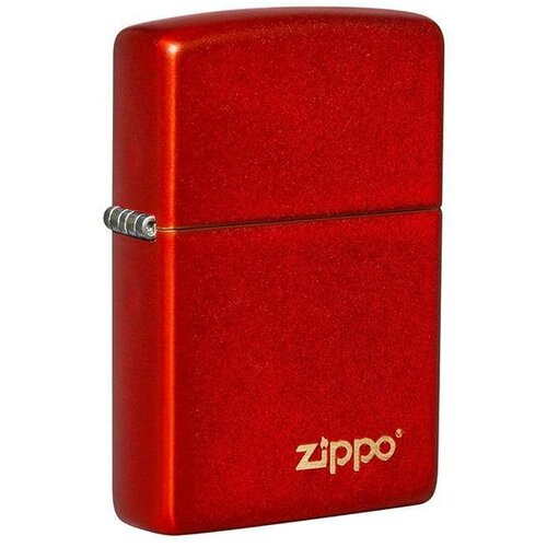 Zippo Upaljač metalik crveni logo Cene