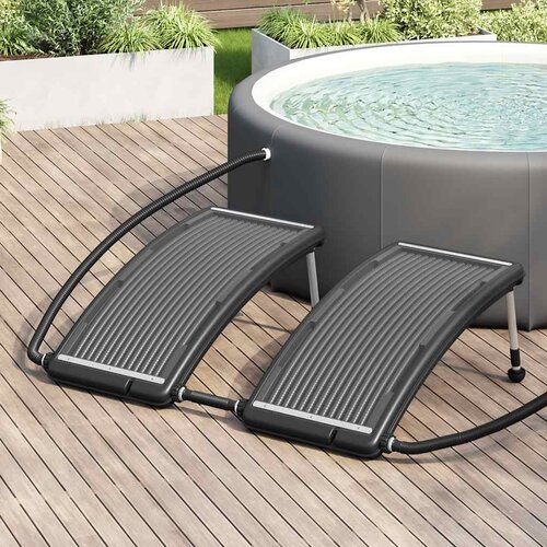  Zakrivljeni solarni paneli za grijanje bazena 2 kom 110 x 65 cm Cijene