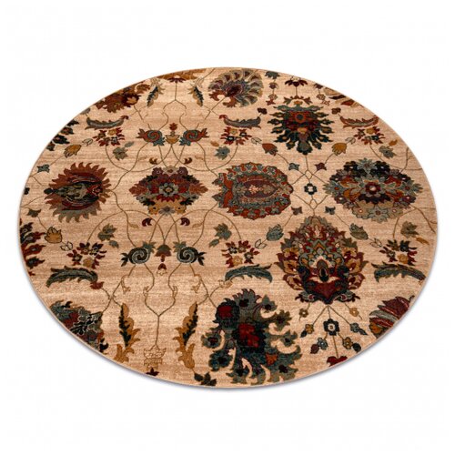 RugsX Preproga volna OMEGA LATICA krog rože krema cercle 200 cm, (5000374988) Cene