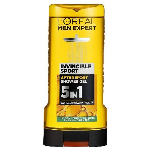 L´Oréal Paris Men Expert Invincible Sport 5 in 1 revitalizirajući gel za tuširanje 300 ml za muškarce Cene
