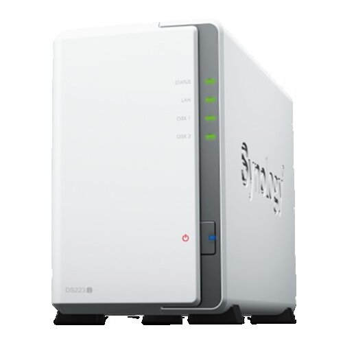 Synology DS223j Tower 2-bays 3.5” SATA HDD/SSD CPU 4-core 1.7 GHz; 1 GB DDR4 non-ECC; Cijene