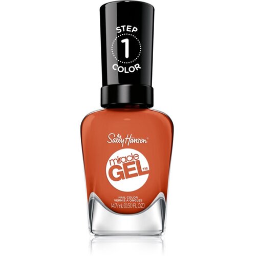 Sally Hansen Miracle Gel&amp;trade; gel lak za nohte brez uporabe UV/LED lučke odtenek 388 A Hot Minute 14,7 ml Slike