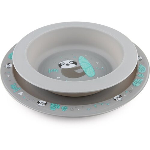 Canpol Exotic Animals komplet pribora za jelo Grey 2 kom Cijene