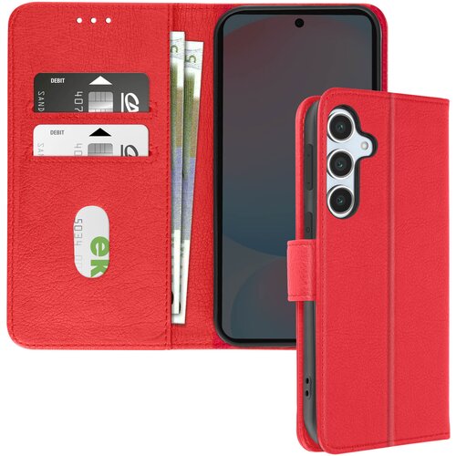 AVIZAR Ohišje za Samsung Galaxy S24 FE Clamshell Wallet in držalo za videoposnetke, Rdeča, (5000014099) Cene