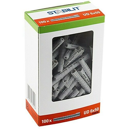 STABILIT Univerzalne tiple (Promjer tiple: 6 mm, Duljina tiple: 50 mm, Prikladno za: Pune građevne materijale, 100 Kom.) Cijene