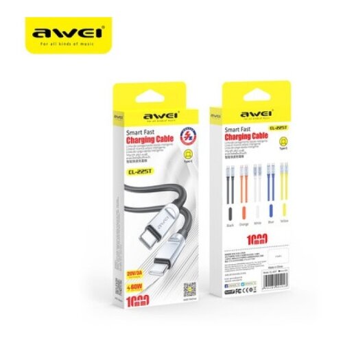 Awei cl-225t usb tip c 3.1 m/m beli 60w Kabl ( 55956 ) Cene
