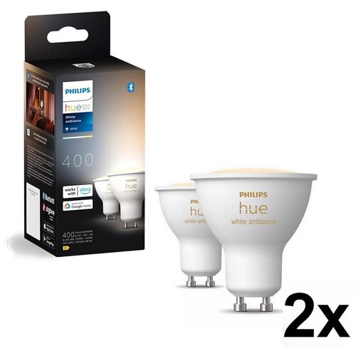  Komplet 4x LED prigu&amp;scaron;iva sijalica Philips Hue WHITE AMB. GU10/4,2W/230V 2200-6500K Slike