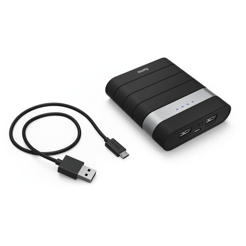 Hama 137493 JOY 10400mAh Eksterna baterija, Crna Slike
