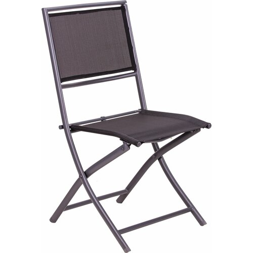 Lipari baštenska podesiva stolica crna Slike