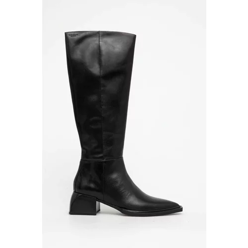Vagabond Shoemakers Usnjeni elegantni škornji VIVIAN ženski, črna barva, 5453.101.20