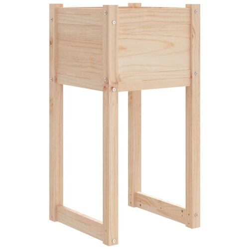 Maison Chic Visoka greda - Greda - Cvetlični Lonec 40x40x81 cm trdna borovina, (21789777) Cene