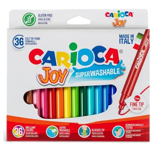 Carioca set flomastera od 36 kom, mogu se oprati - Slike