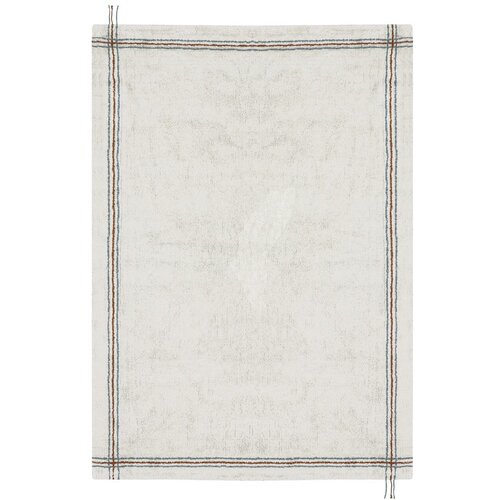 Lorena Canals Kremno bela pralna ročno tkana bombažna preproga 170x240 cm Cuisine Natural – Cene